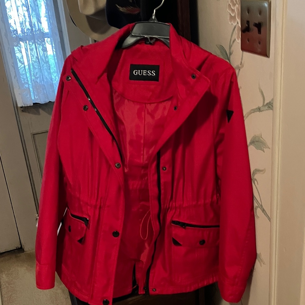 Guess Vibrant Red Outerwear